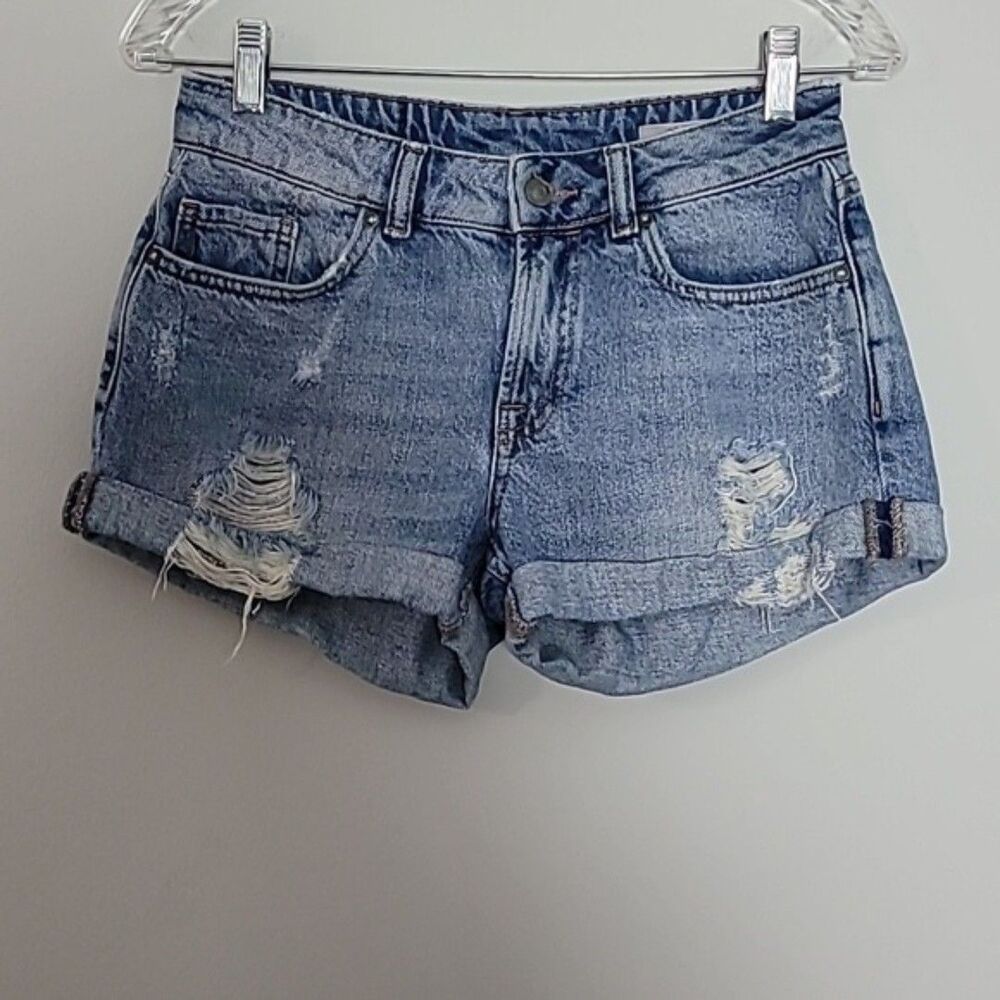 All Saints Pam Denim Shorts Sz 27 Beachy Vacation Summer